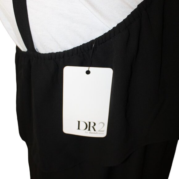 DR2 Daniel Rainn Dress One Shoulder Little Black Dress Size S Small, NWT's - Picture 9 of 12